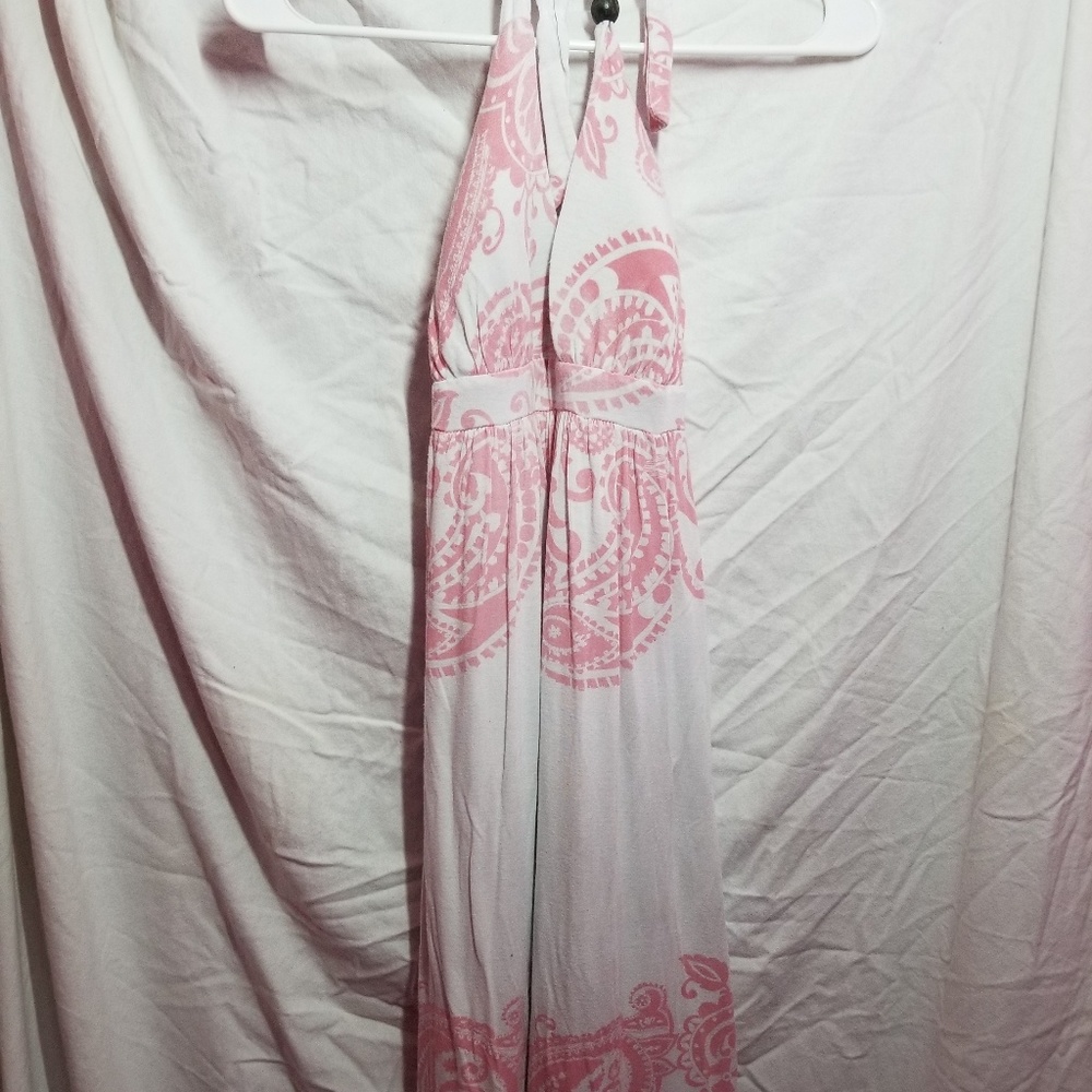 Pink and White Paradise Dress